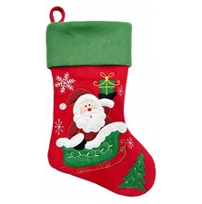 Dekorácia vianočná MagicHome ponožka Santa SL8091335X