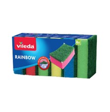 Sponge VILEDA Rainbow 173141 6pcs