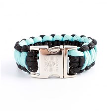 Reflective bracelet Signus Paracord size M Blue/Black