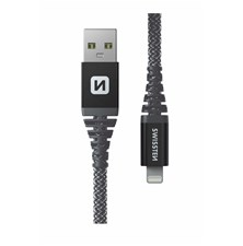 Cable SWISSTEN 71543010 Kevlar USB/Lightning 1,5m Antracit