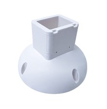 Wall/ceiling mount with cable cover for Tapo C cameras
