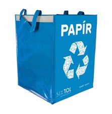 Taška na triedený odpad SIXTOL Sort Easy Paper 36l