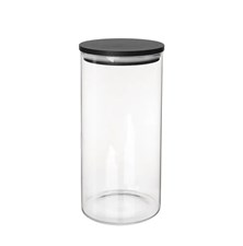 Jar ORION glass/bamboo 1.05l round