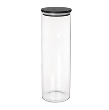 Jar ORION glass/bamboo 1.6l round