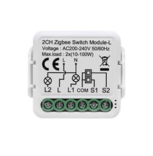 Smart ovládač osvetlenia CEL-TEC L140Z 2CH ZigBee Tuya