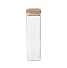 Jar ORION glass/bamboo 0,61l square