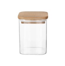 Jar ORION glass/bamboo 1l square
