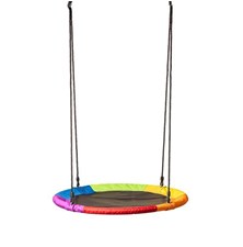 Children's swing ring WOODY rainbow
