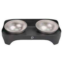 Bowls for dogs PAW IN HAND Black