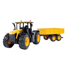 Tractor with tipping flatbed JCB Fastrac