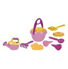 Children's sand set TEDDIES pink