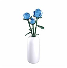 Kit SLUBAN Flowers Blue rose in a vase