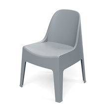 Stolička záhradná MILANE 580x600x735mm - sivá