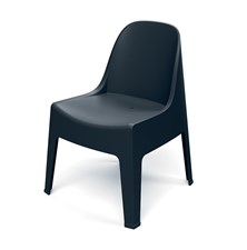 Stolička záhradná MILANE 580x600x735mm - uhoľná