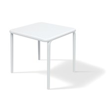 Stôl záhradný BRENE 795x795x755mm - biela
