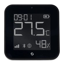 Smart temperature and humidity sensor SHELLY ZB Black ZigBee