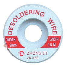 Desoldering wire 2mm/1.5m