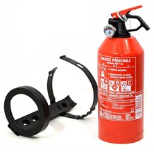 Fire extinguisher TRAIVA 8A/34B/C 1kg powdered