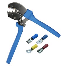 Crimping pliers for fastons and eyelets insulated TIPA AP-03C