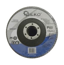 Sheet metal disc 115mm P60 GEKO G00301