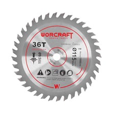 TCT saw blade for miter saws 115mm 36T WORCRAFT CMCS-S20LiB