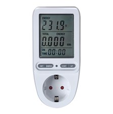 Digitálny merač spotreby elektrické energie GETI PM05 so SCHUKO zásuvkou