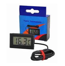 Thermometer with probe FY-10 black
