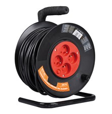 Extension cable on drum - 4 sockets 25m SENCOR SPC 50