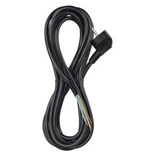 Power cord PVC 3x1,5mm 5m black