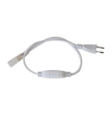 Flexo šnúra PVC pre LED pásik 3528, 230V, 0.5m