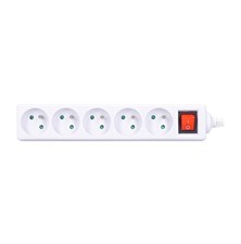 Socket SOLIGHT PZ16 5 sockets with switch