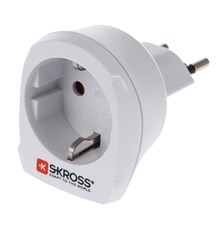Travel adapter SKROSS PA24 from the Czech Republic for use in Switzerland