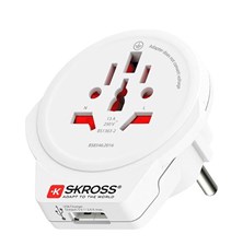Adaptér cestovní SKROSS PA30 USB pro cizince v ČR