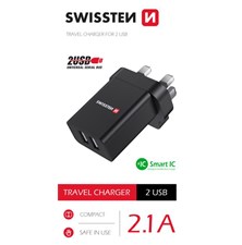 Travel adapter SWISSTEN 22045200 for use from the Czech Republic in Great Britain