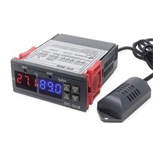 Digital thermostat and hygrostat STC-3028, 12VDC power supply