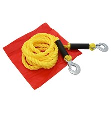 Tow rope 1800kg with carabiners COMPASS 01231