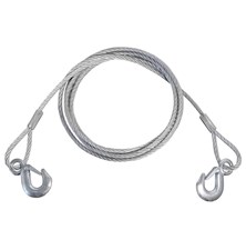 Wrecking rope 5000kg with carabiners COMPASS 01240