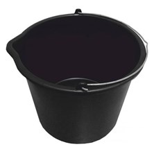 Construction bucket with spout TES TM160096 16l