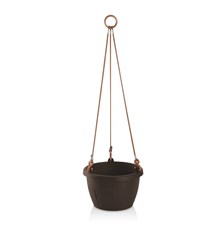 Wall-mounted flowerpot MARINA 20cm brown self-irrigation