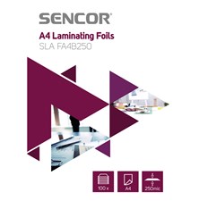 Laminating foil SENCOR SLA FA4B250 A4 250mic 100pcs