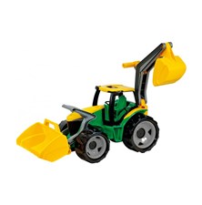 Children's tractor with bucket and digger LENA 65cm
