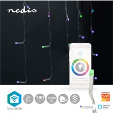 Smart LED vánoční řetěz NEDIS WIFILXC01C180 3m WiFi Tuya