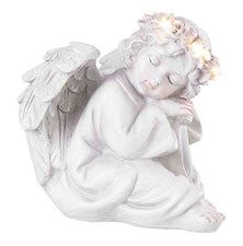 Dekorácia vianočná LED MagicHome Anjel sediaci SL8091609X