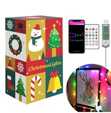 Smart LED vianočný reťaz 58381B 2m Bluetooth