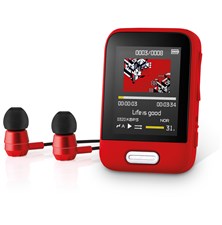Přehrávač MP3/MP4 SENCOR SFP 7716 Red 16GB
