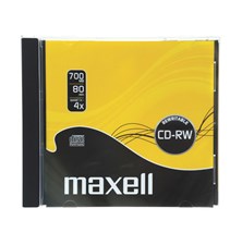 CD-RW 700MB MAXELL 4x 1PK JC Rewritable