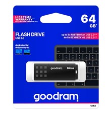Flash disk GOODRAM USB 3.0 64GB bílo-černý