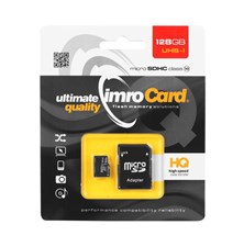 Pamäťová karta IMRO Micro SD 128GB Cl10 s adaptérem