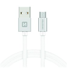 Kábel SWISSTEN 71522203 USB/Micro USB 1,2m White