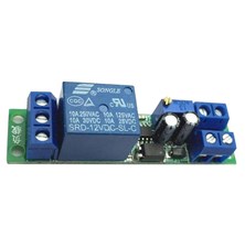 Time delay module with 1-10s relay, module with optical separation